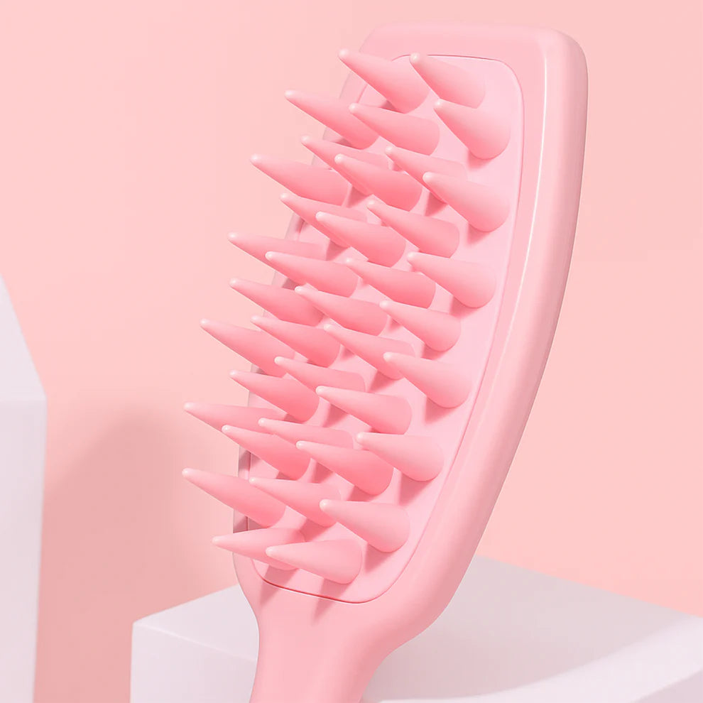 Multipurpose Silicone Scalp Massager Shampoo Brush