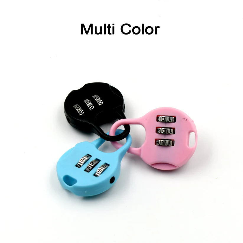 3-Digit Zipper Lock – Security Lock for Bags, Luggage & Zipper Items