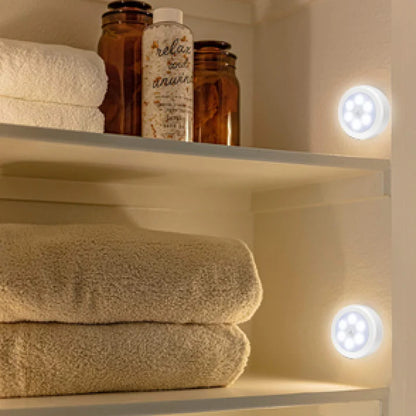 Round Shape 8 LED Motion Sensor Induction Led Light