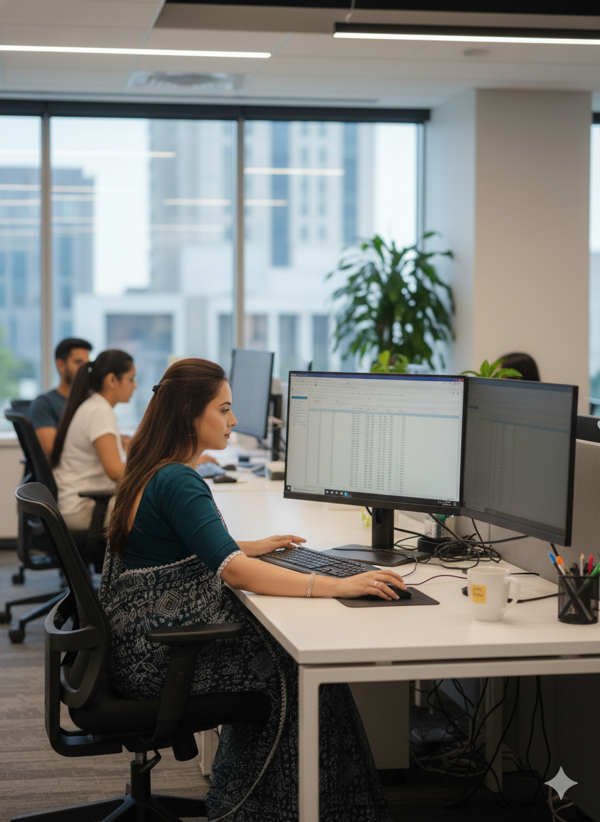 Teal Blue Printed Saree Online - RX15