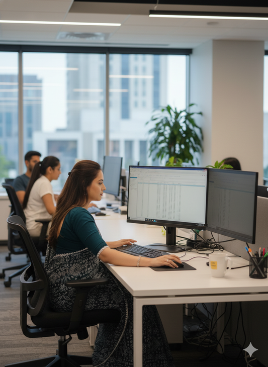 Teal Blue Printed Saree Online - RX15