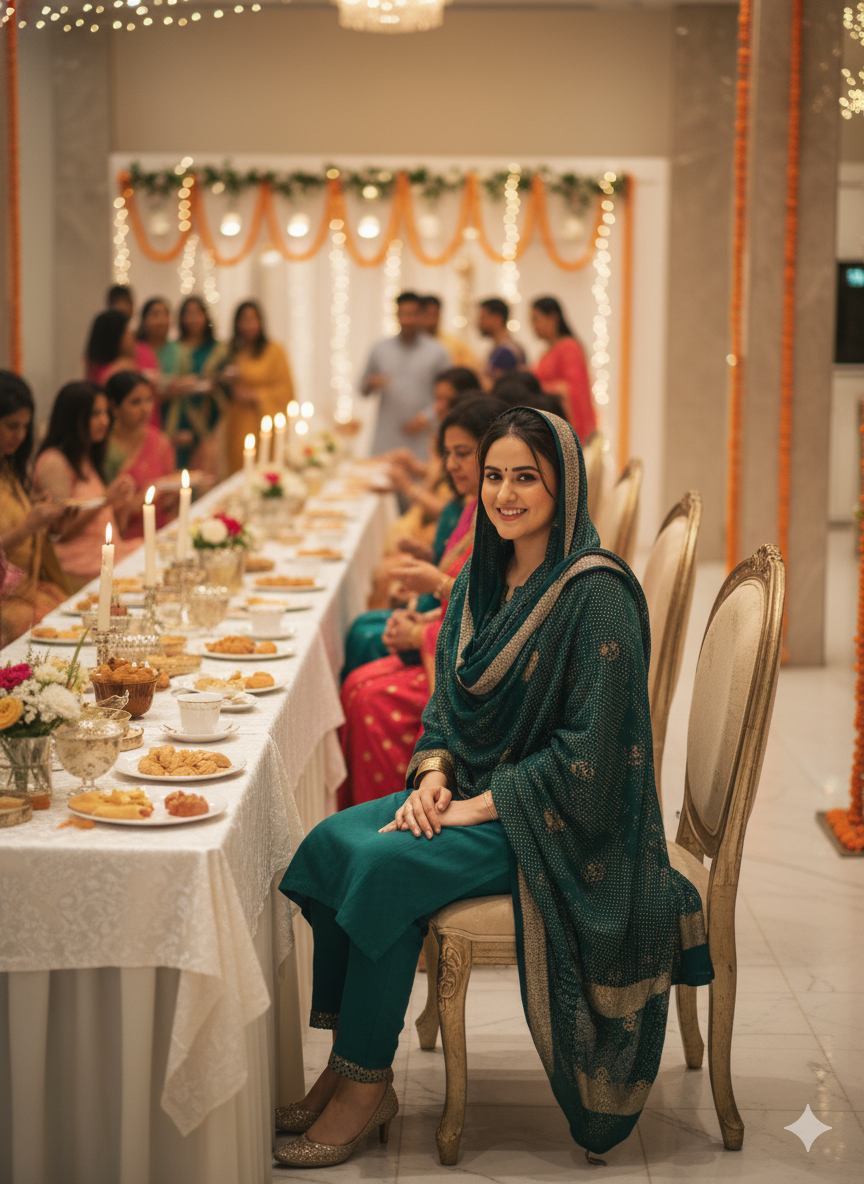 Green Kurta set - RX09