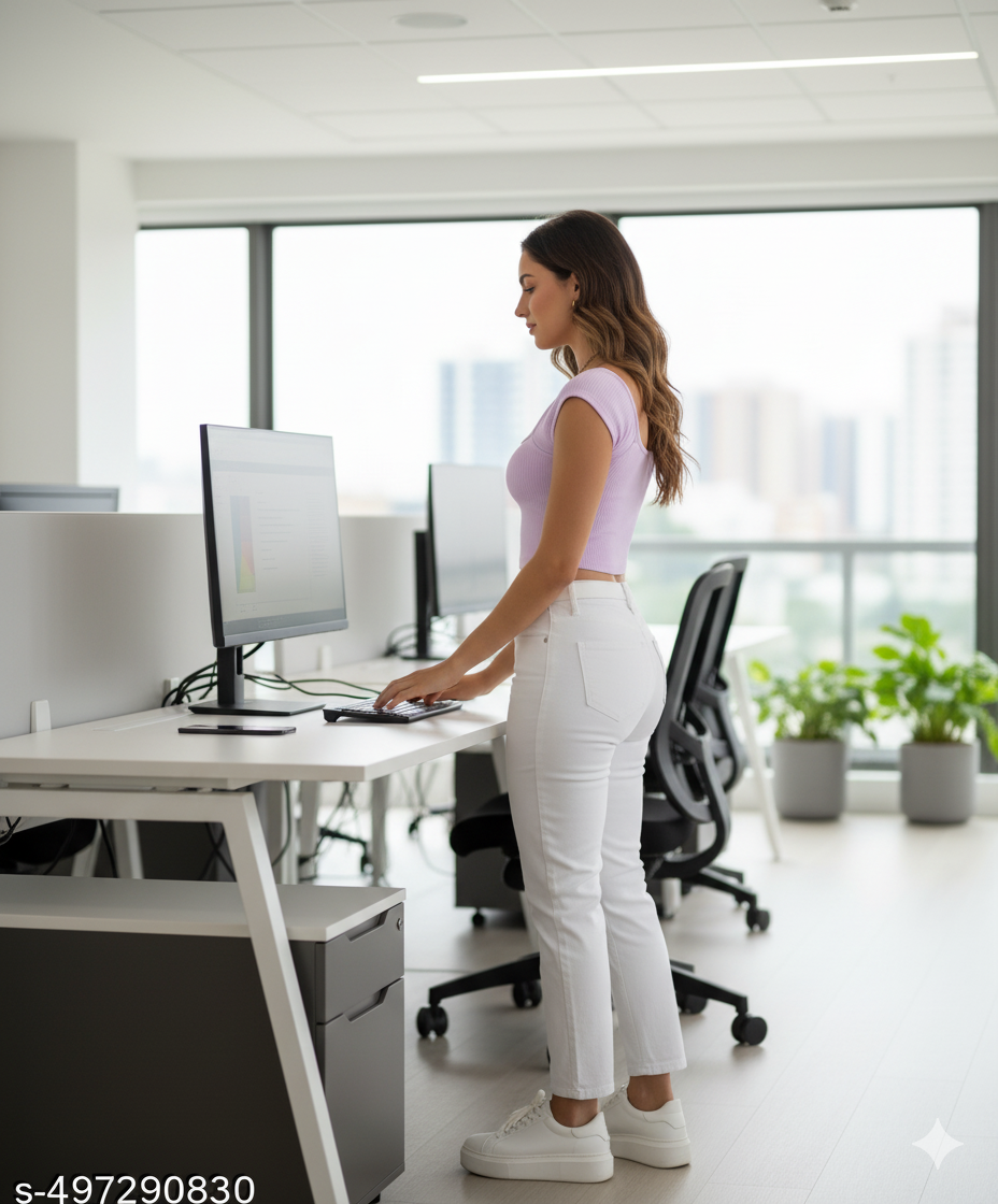 Lavender Fitted Rib Crop Top - RX33