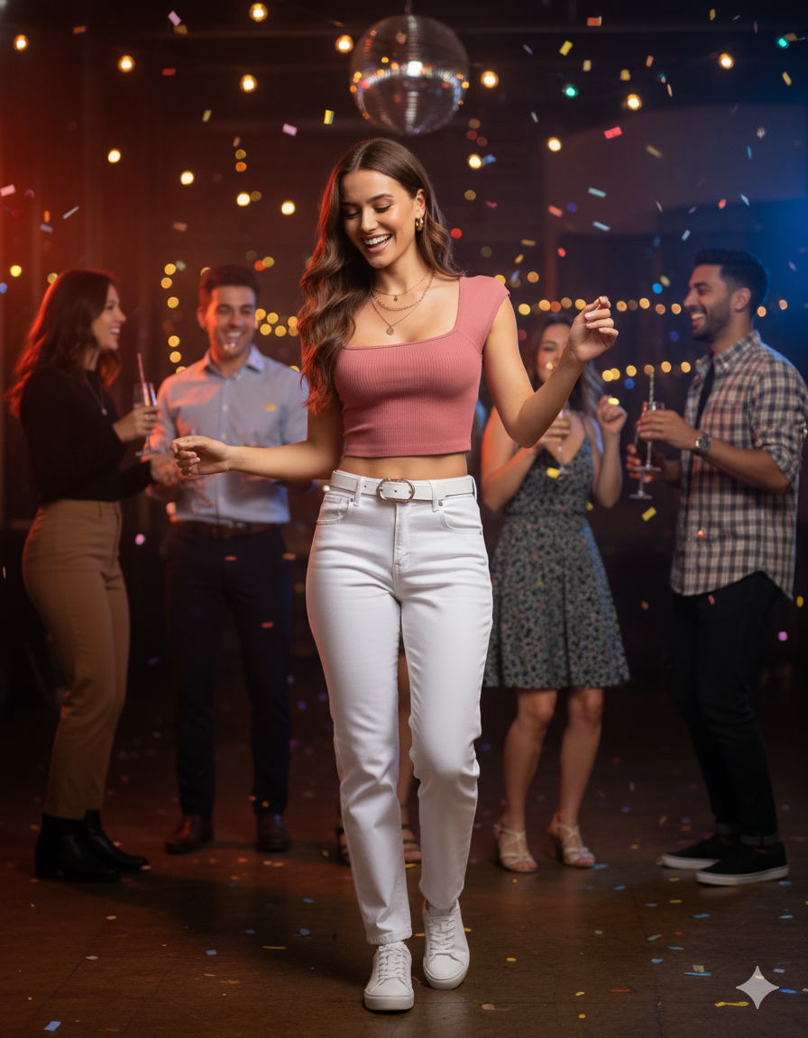 Rose Pink Ribbed Crop Top - RX34