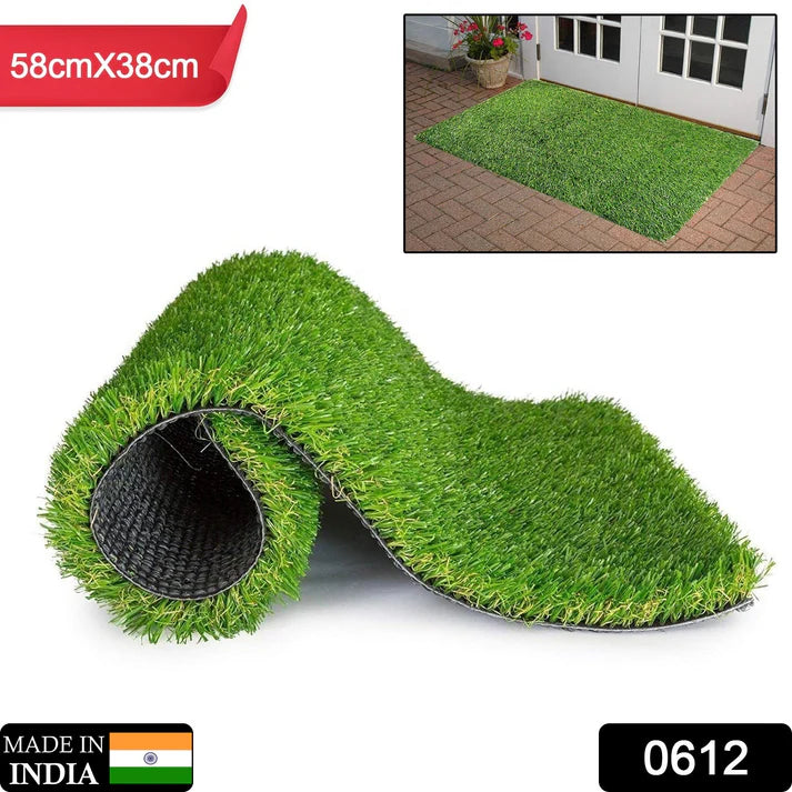 Artificial Grass Mat for Balcony or Doormat, 58x38cm