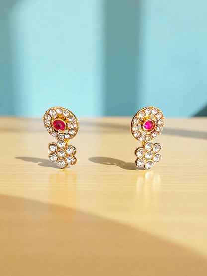 Traditional Kundan & Pearl Peacock Choker Necklace Set | RX Consultant  (RX50)